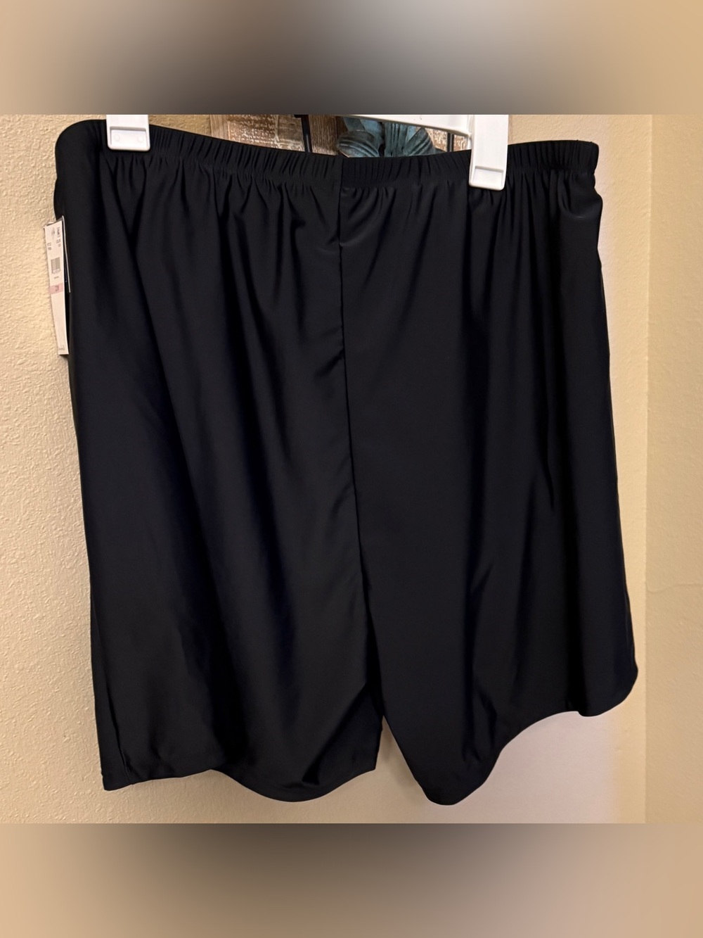 Island Escape Black Swim Shorts - Thigh Minimizer - Womens 22W NWT - Picture 5 of 12